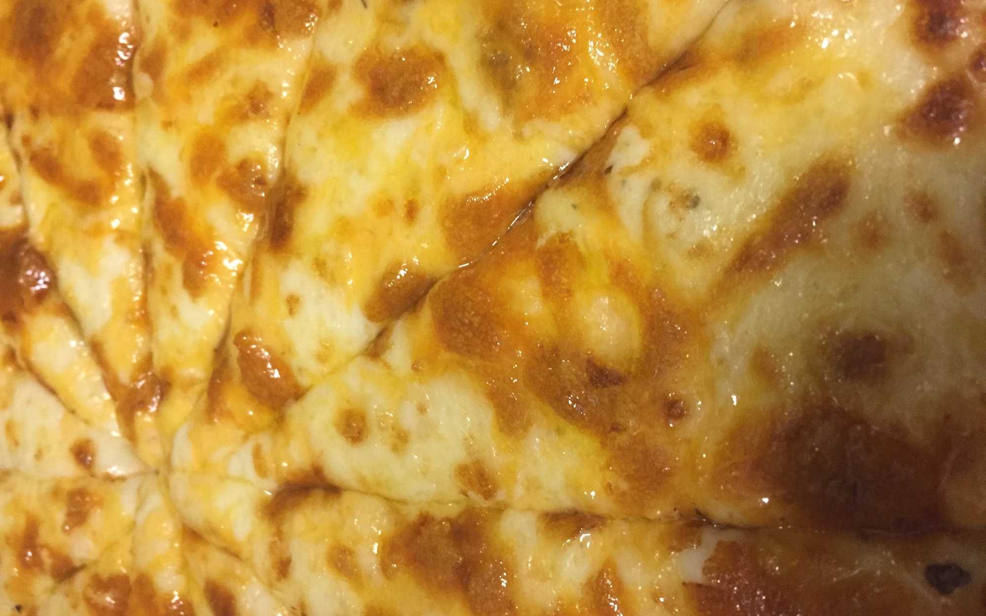 Garlic Sauce, Mozzarella Cheese and Cheddar Cheese