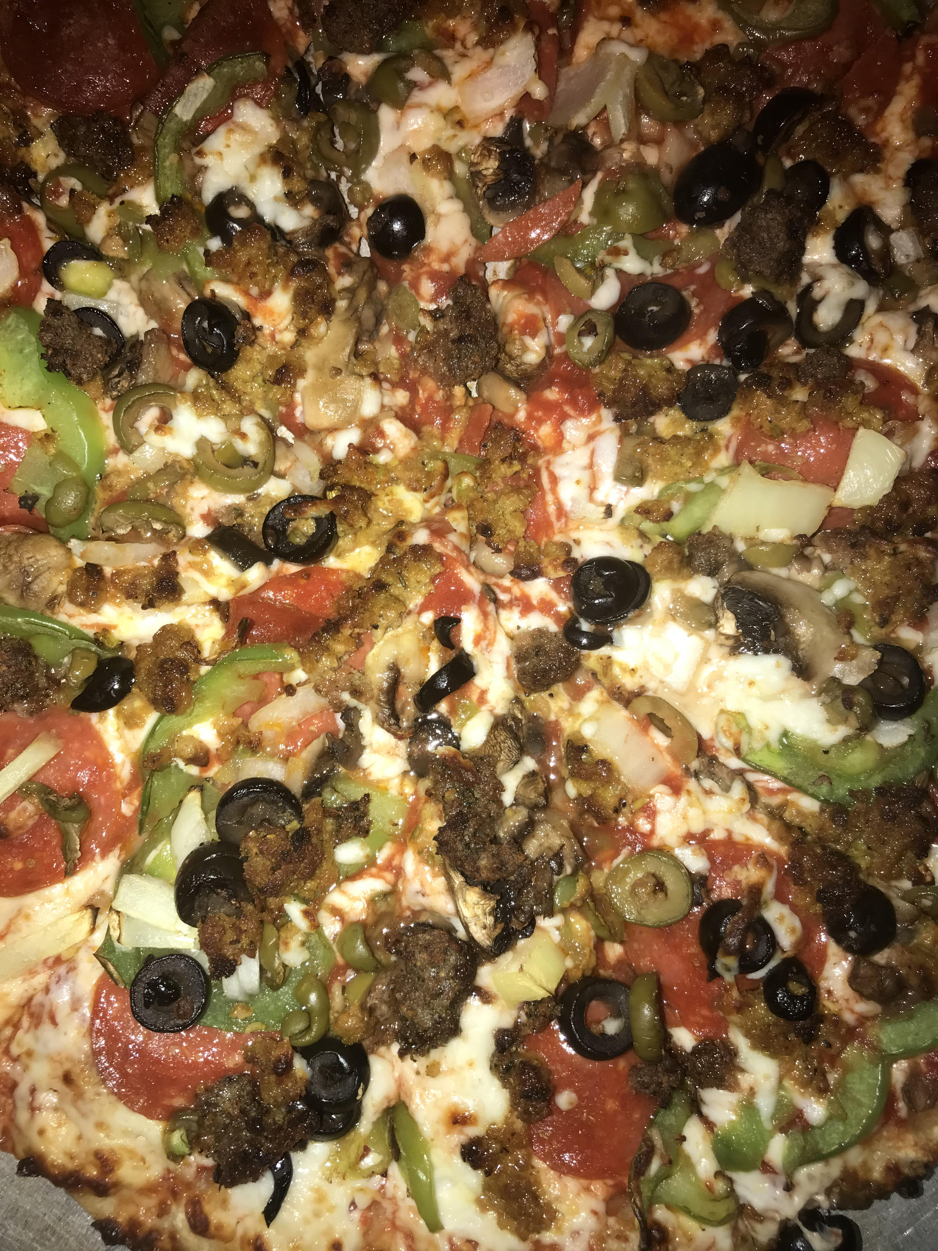 Create your own Large Signature Gourmet Pizza with up to 5 toppings for $17.99! (Additional toppings for $1.99)