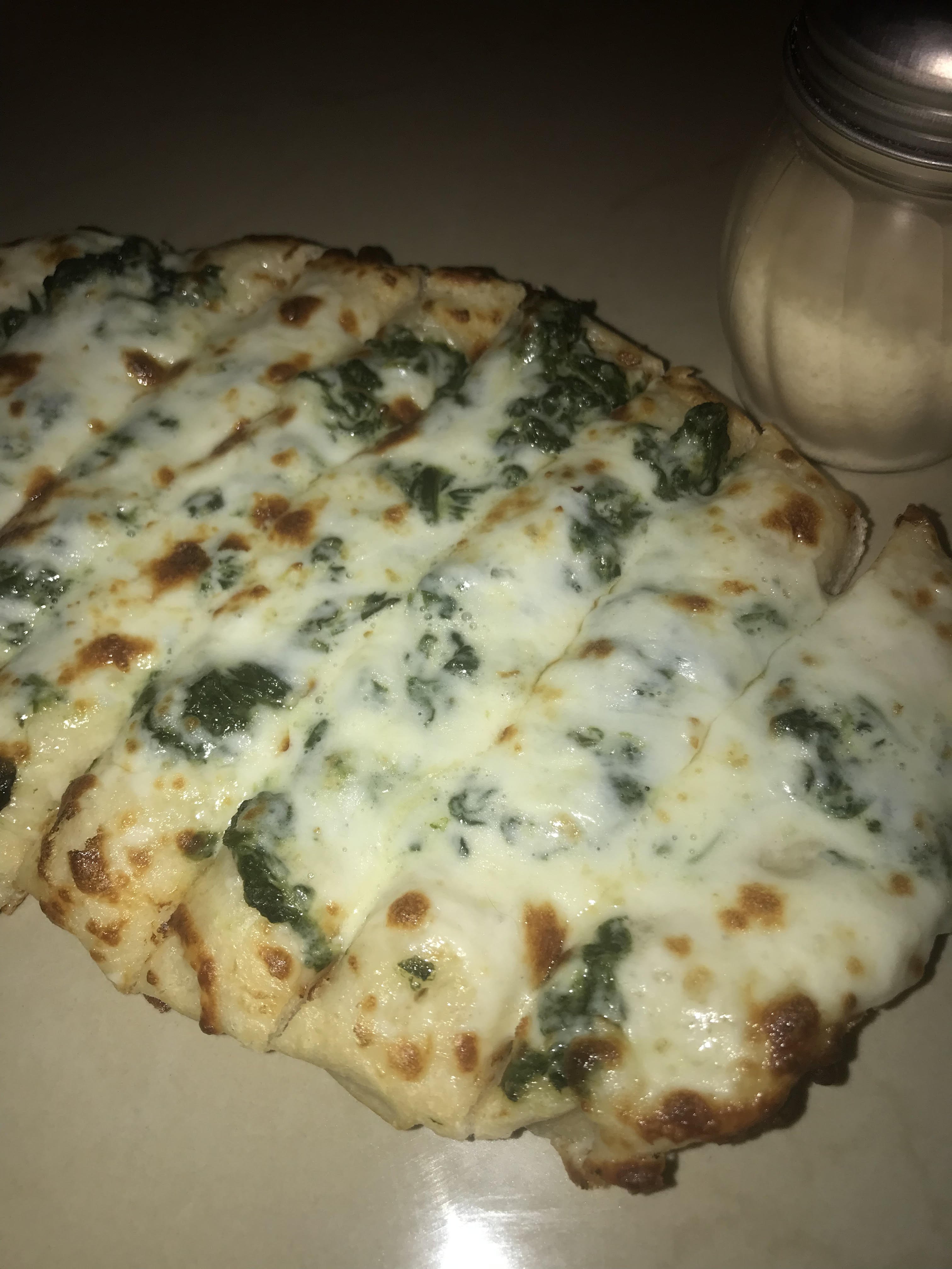 Alfredo sauce, Spinach and Mozzarella Cheese (8)